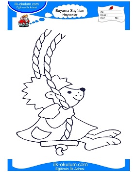 Çocuklar İçin Kirpi Boyama Sayfaları 